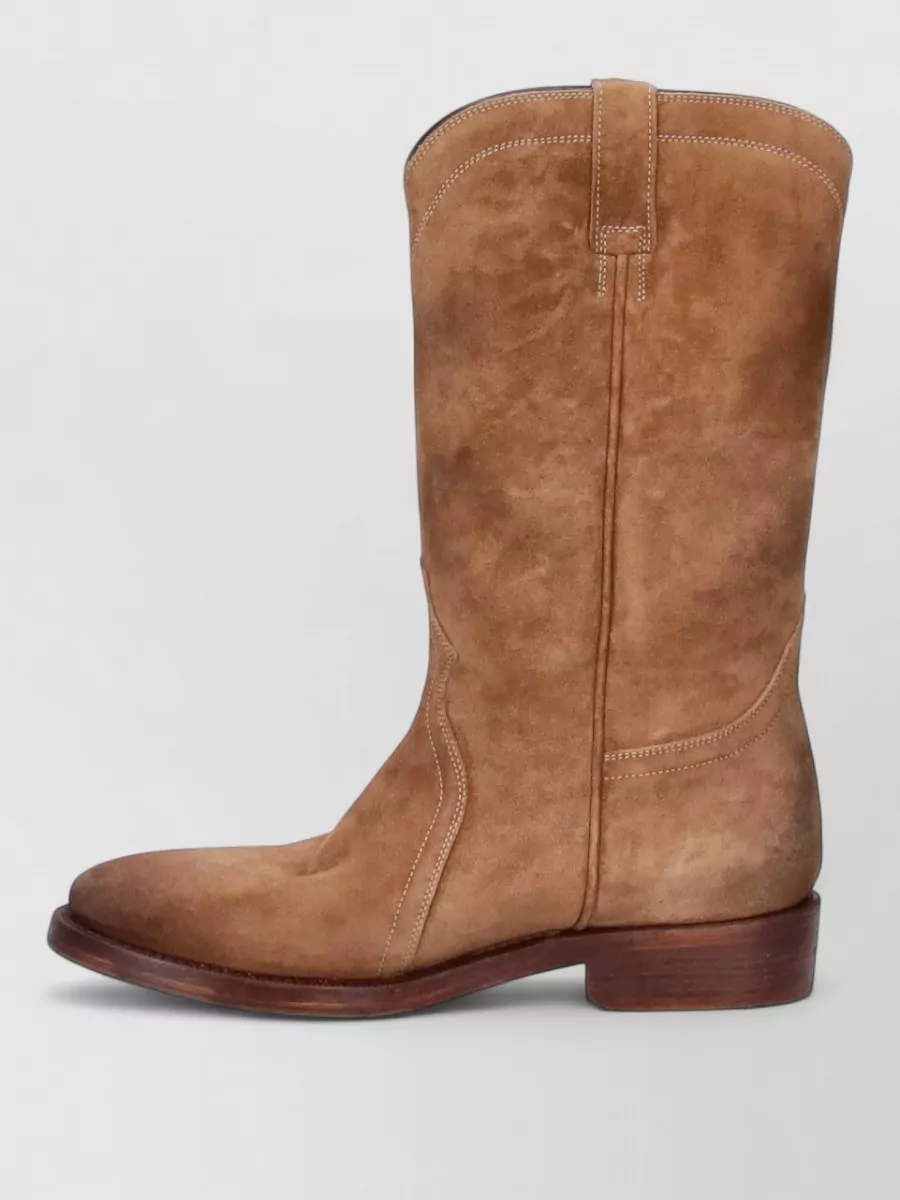 Jil Sander Suede Ankle Boots