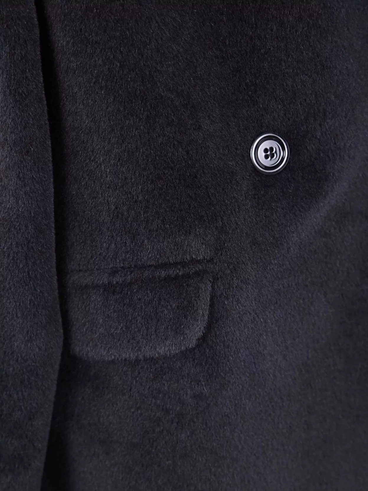 Tagliatore Long Notched Lapel Coat With Flap Pockets