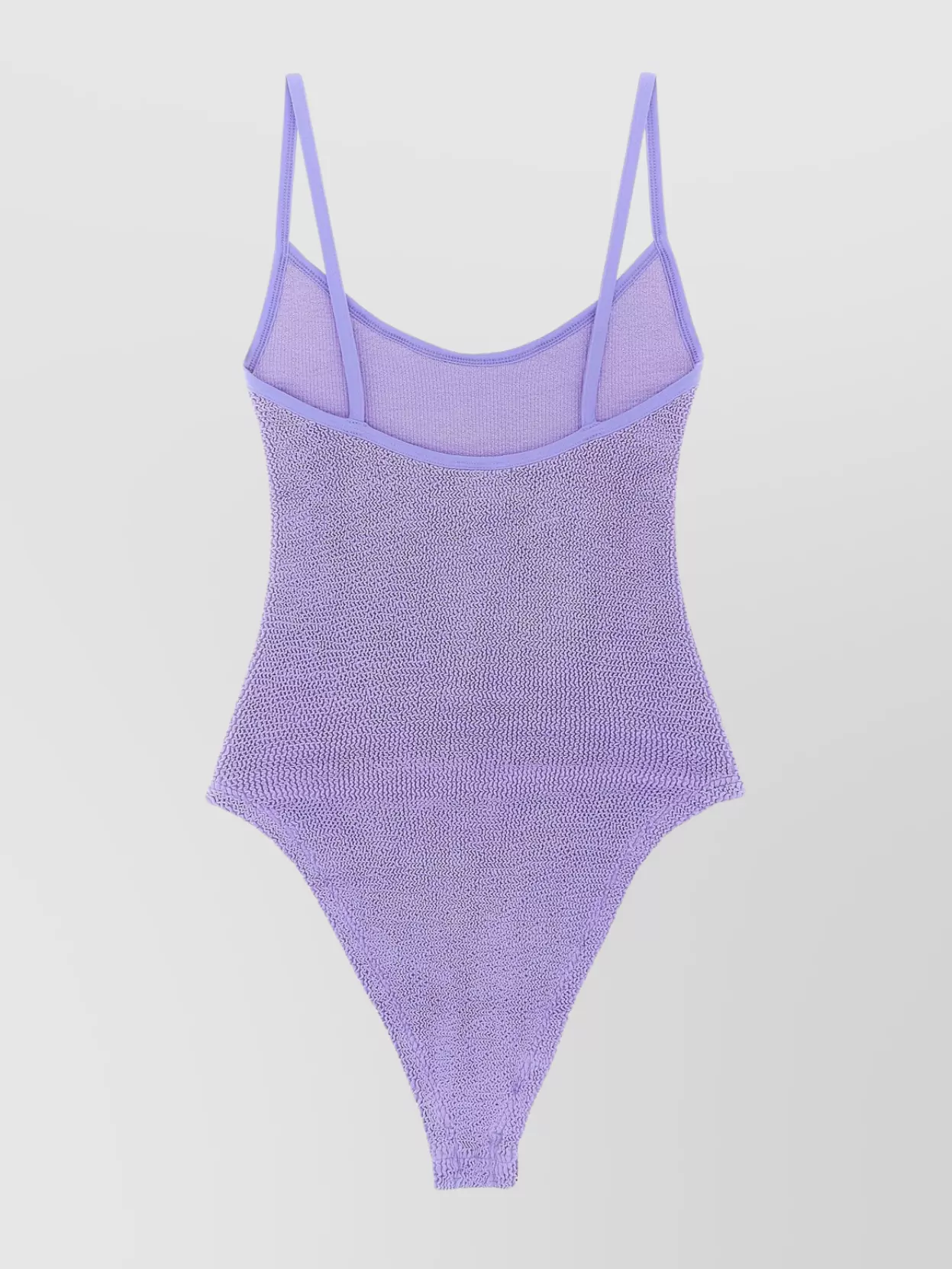 Hunza G 'Pamela' High-Cut Leg Swimsuit With Textured Fabric