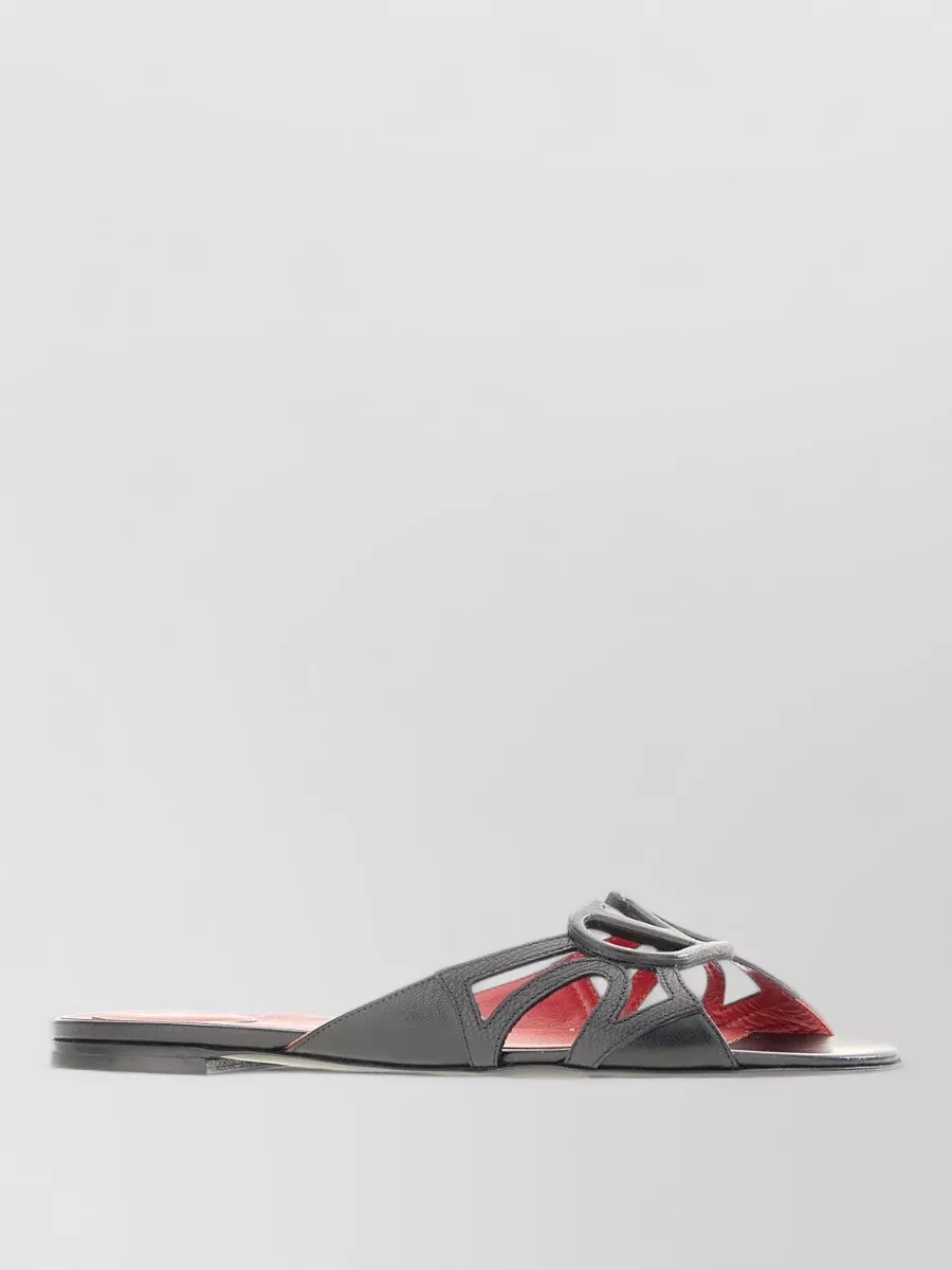 Valentino Garavani leather slides