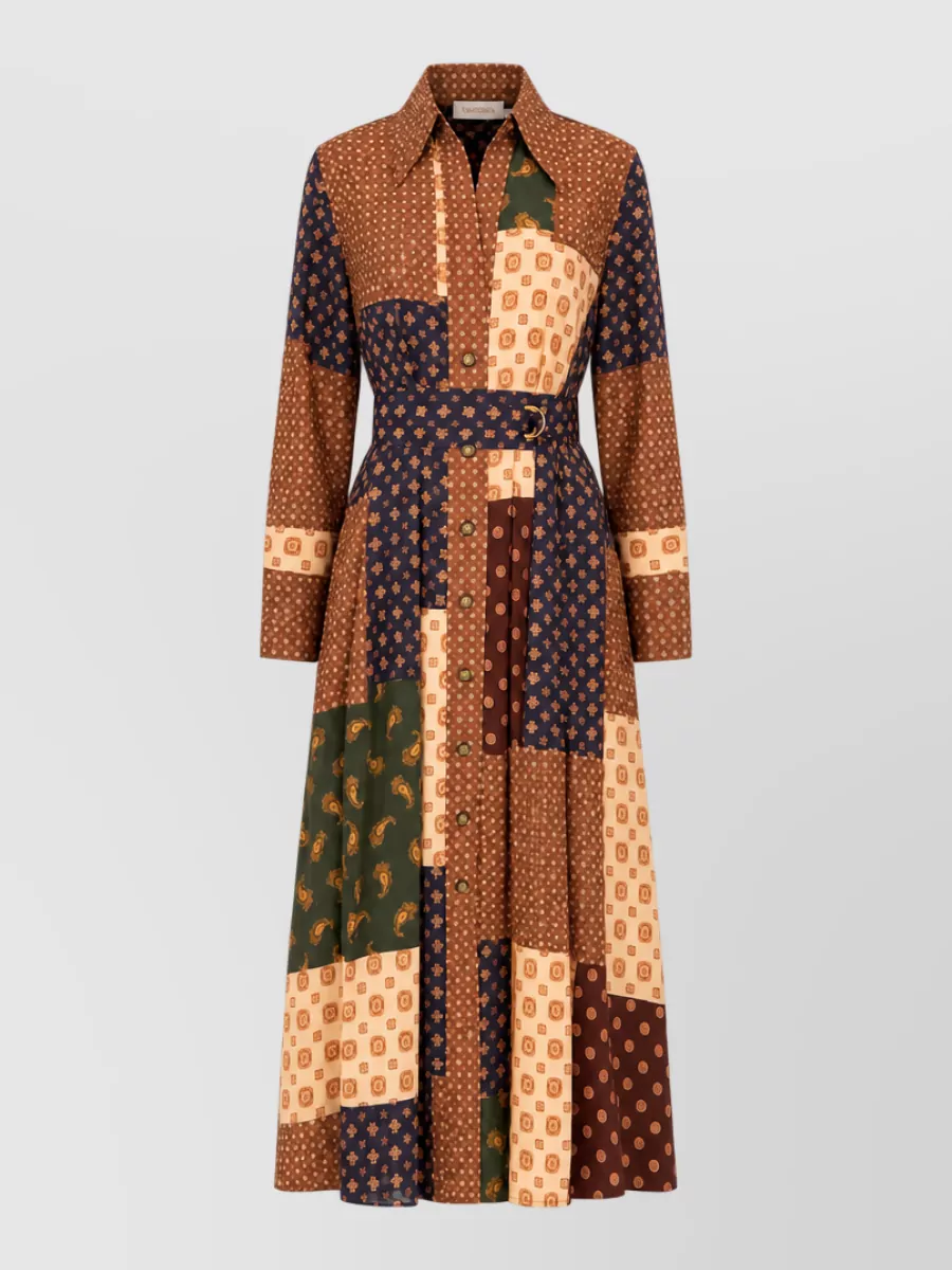 Zimmermann Silk blend printed midi dress