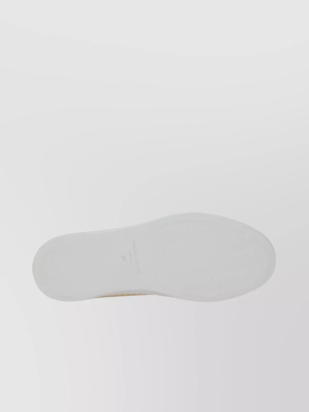 Fabiana Filippi Leather Low-Top Sneaker Rubber Sole