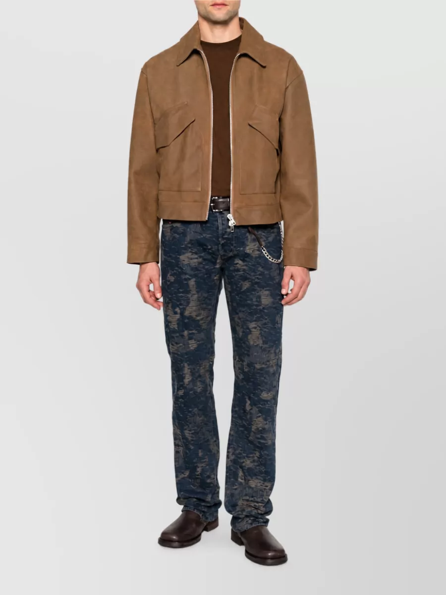 Diesel Denim Straight-Leg Jeans