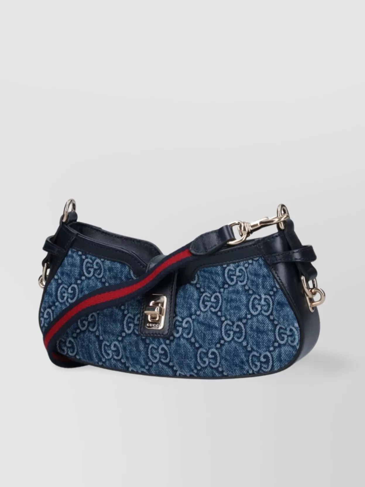 Gucci Shoulder Bag With Adjustable Strap And Front Buckle