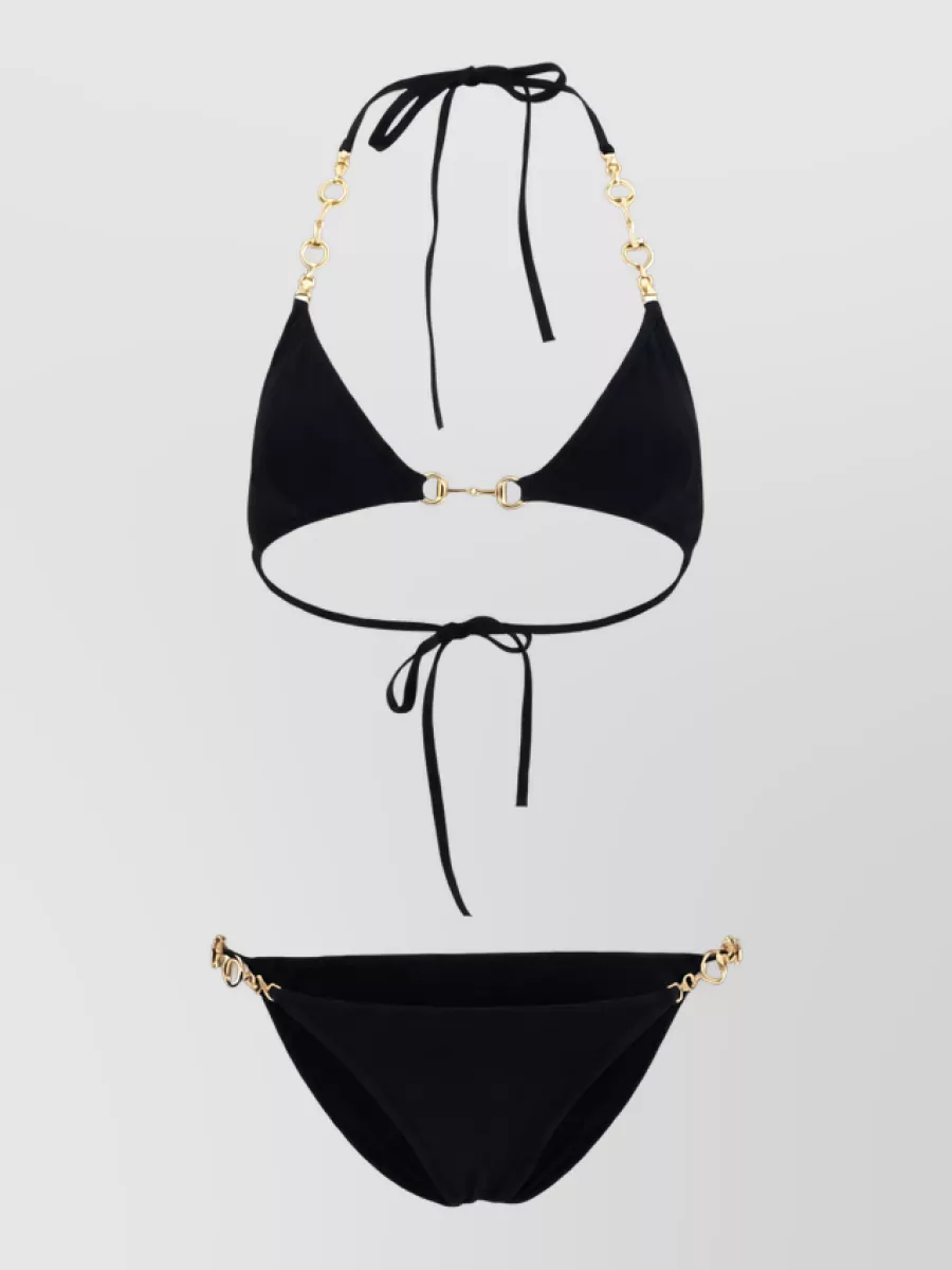 Gucci Polyamide Bikini In Black