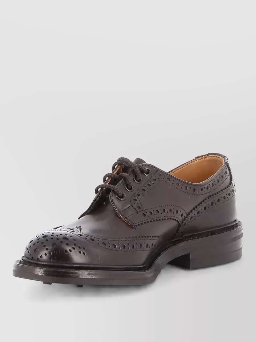 Tricker's leather brogues