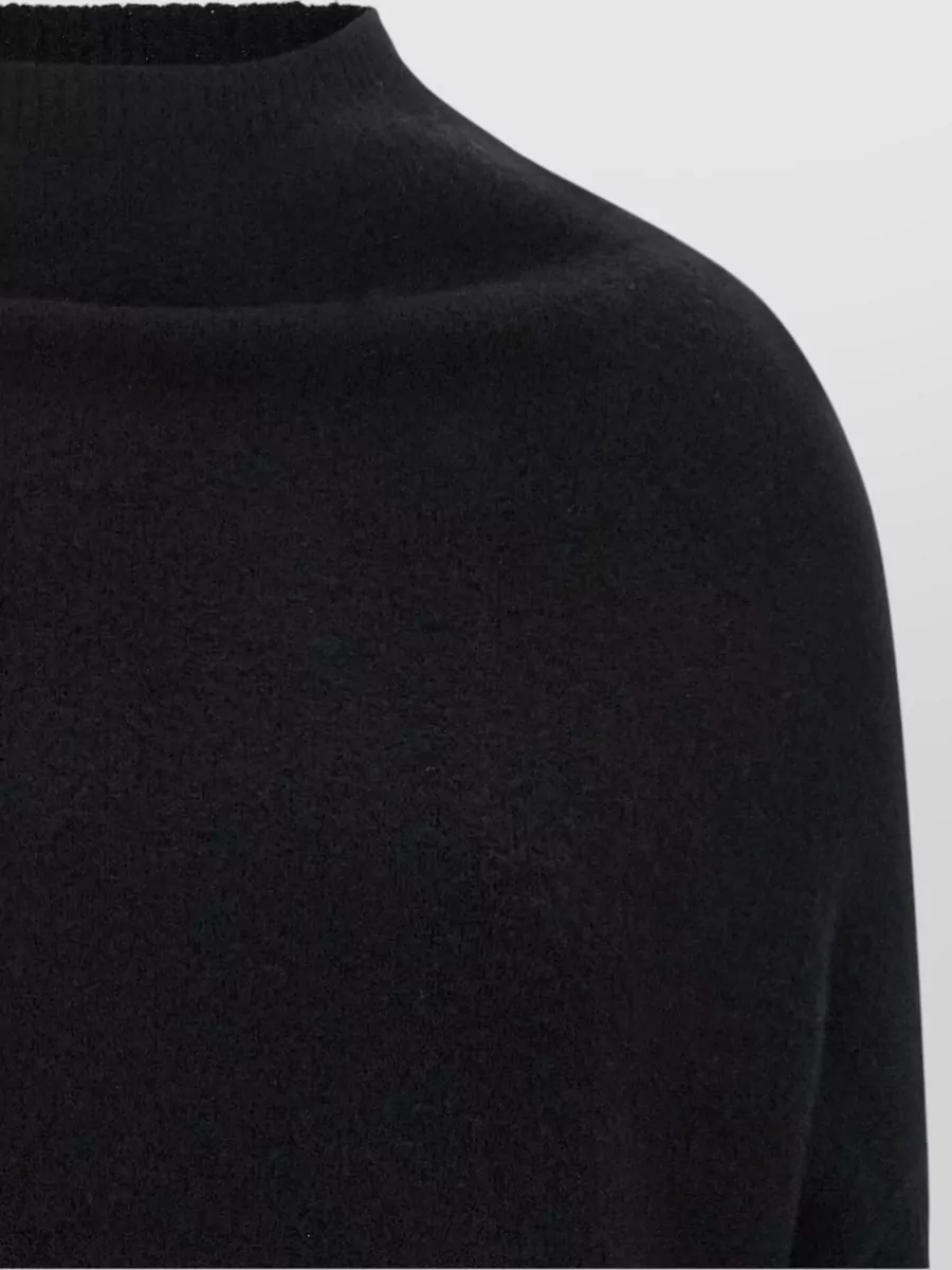 Rick Owens Cashmere Crater High Neck Sweater