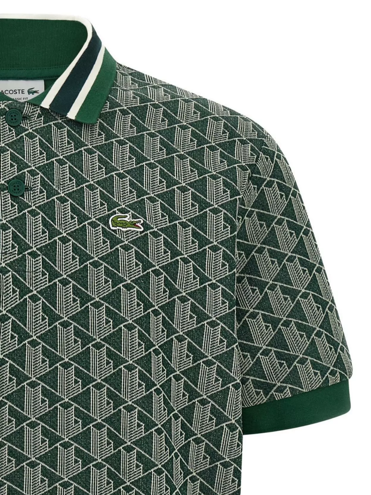 Lacoste Paris Polo Shirt Featuring Ribbed Cuffs