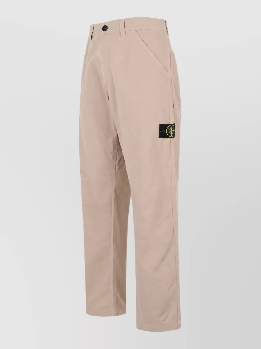 Stone Island Cotton Cargo Trousers
