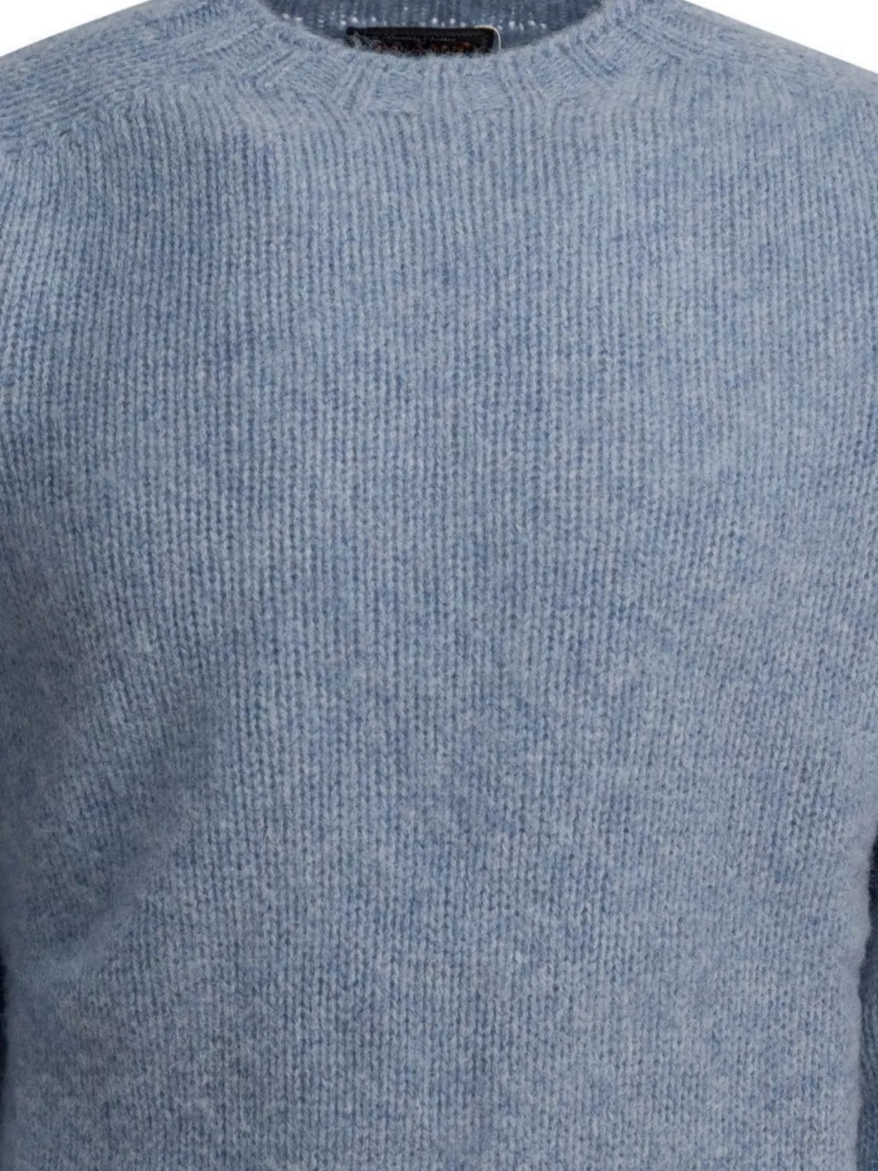 Beams Plus Soft Texture Crew Neck Knitwear With Ribbed Cuffs
