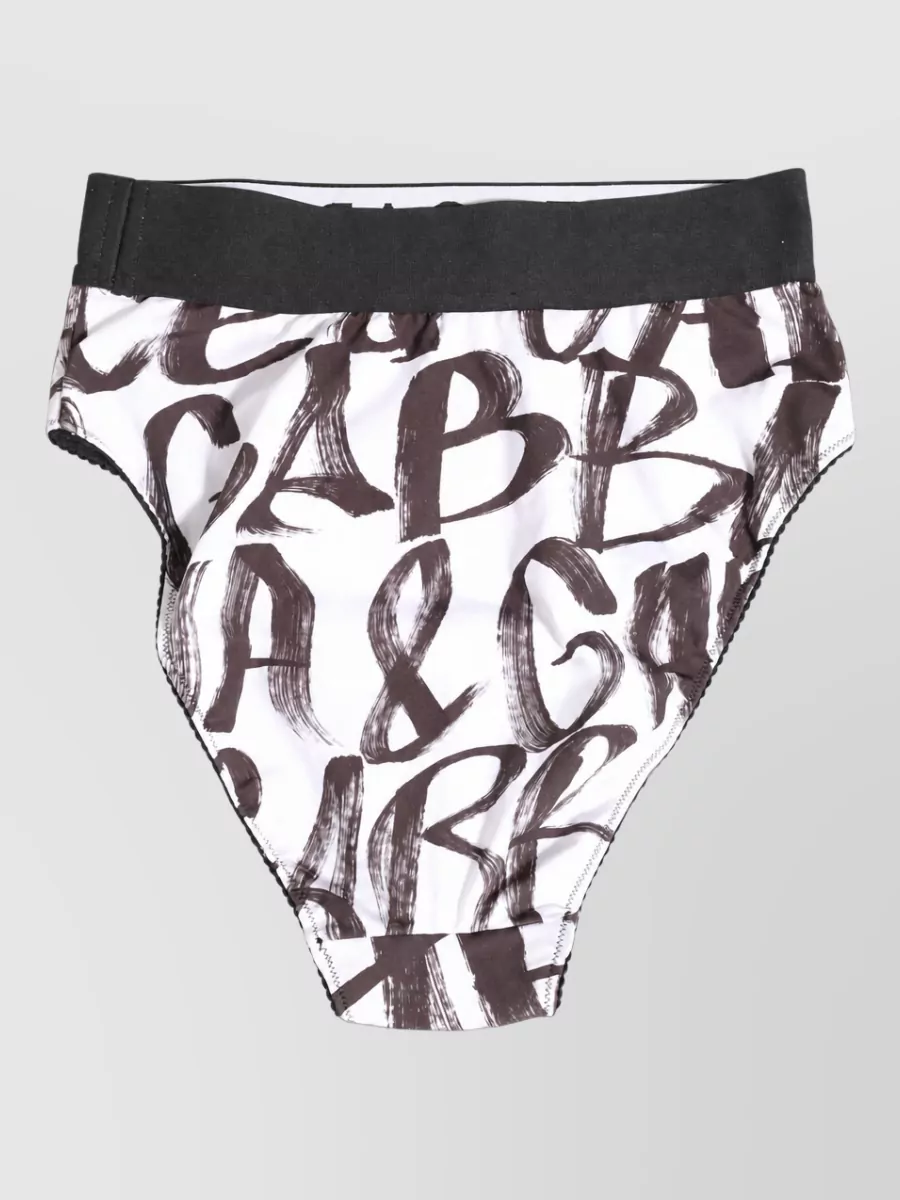 Dolce&Gabbana logo high brief underwear