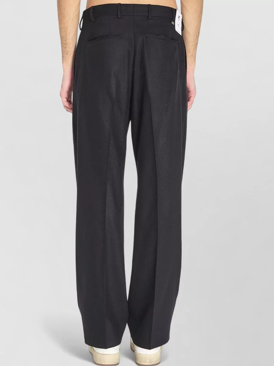 Pt Torino Wool Cashmere Slim Fit Tailored Trousers