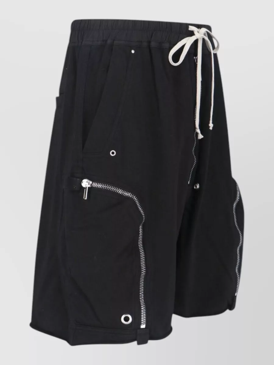 Rick Owens Drkshdw Cotton Straight Cargo Shorts