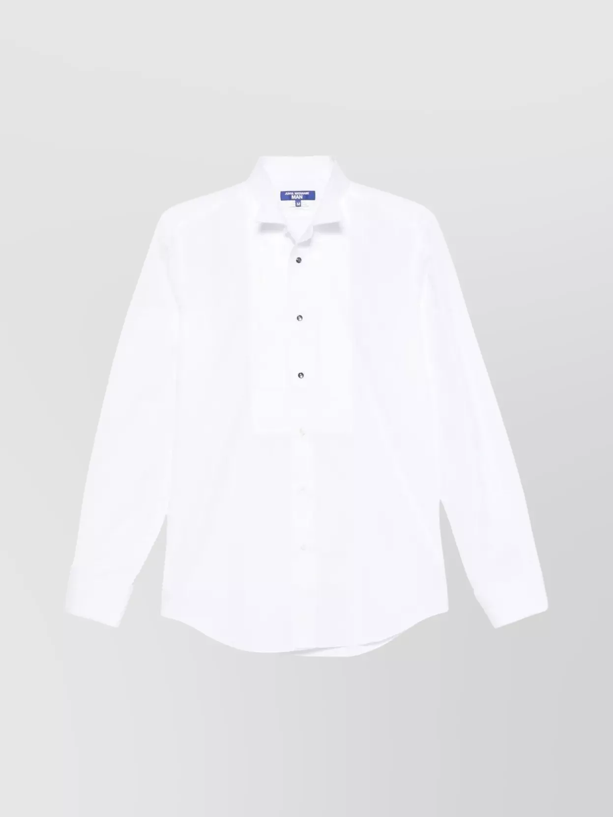 Junya Watanabe Men's Pleated Front Buttoned Cuffs Shirt