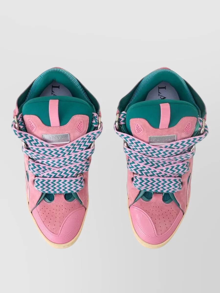 Lanvin Leather Low-Top Sneakers