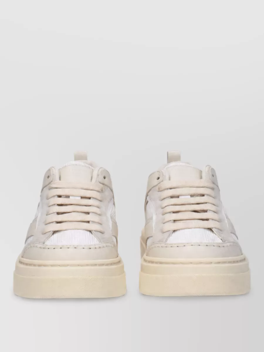 Ferragamo leather low-top sneakers