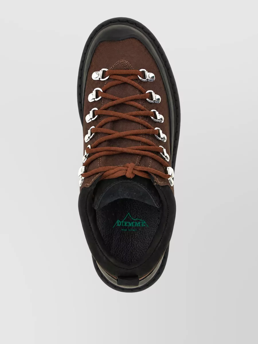 Diemme Leather Nylon Low-Top Sneakers