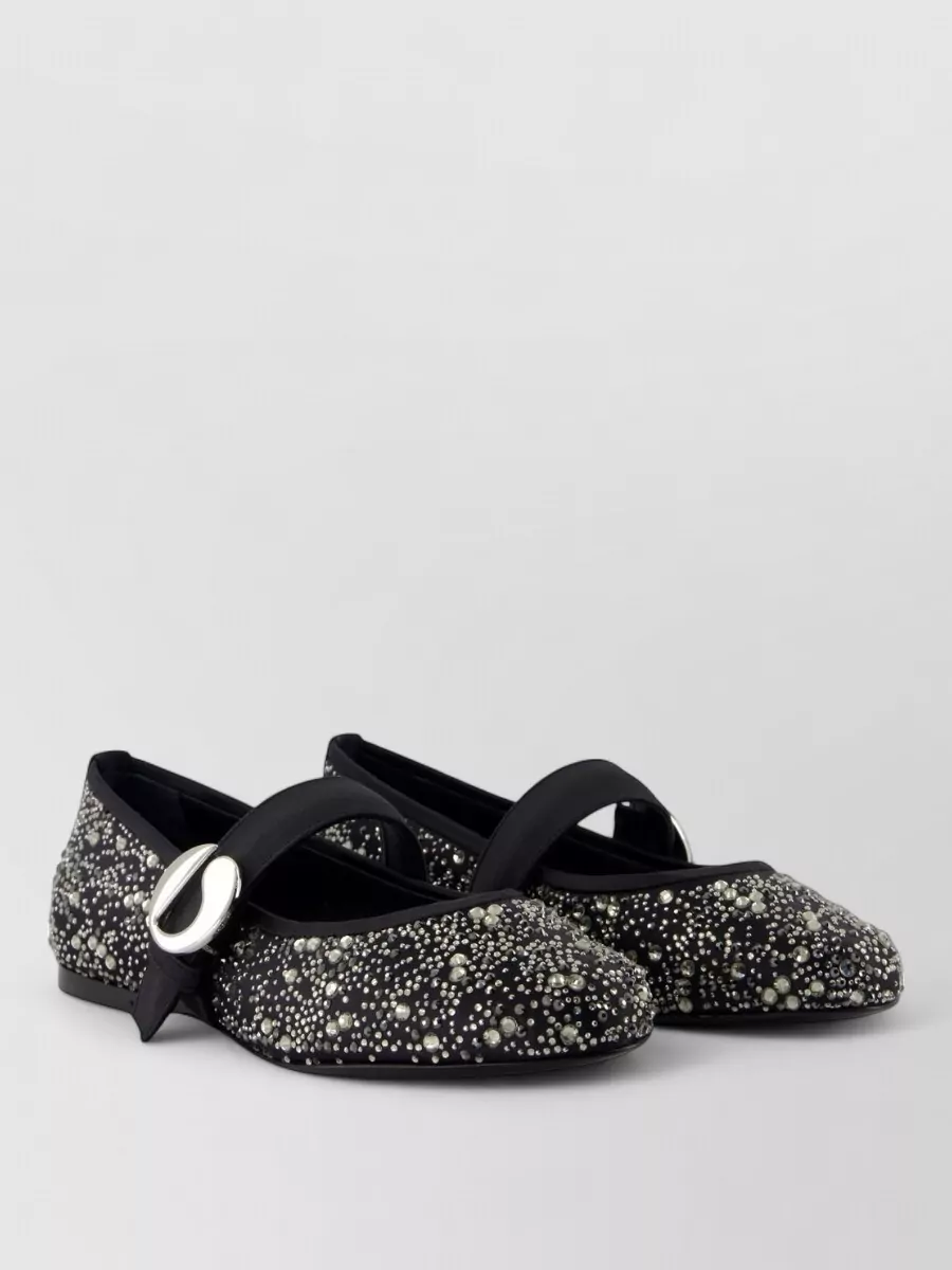 Coperni two tone ballerina shoes