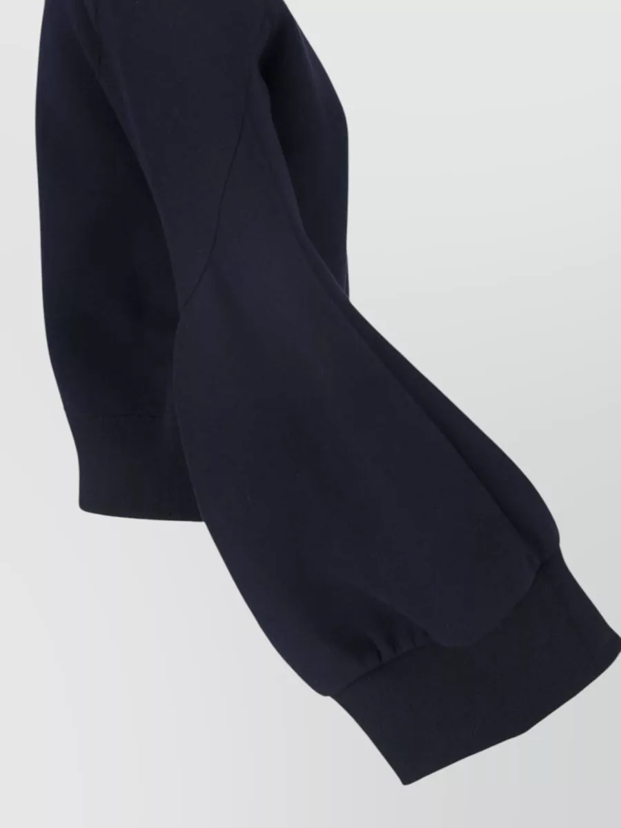 Sacai Cropped Balloon Sleeve Sweatshirt