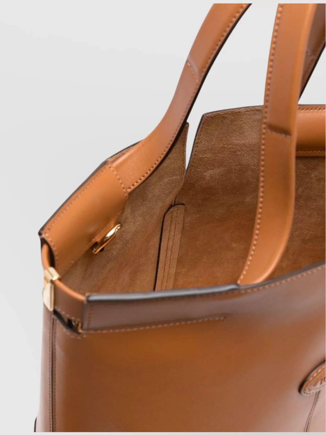 Tod's Small Leather Tote Bag With Top Handles