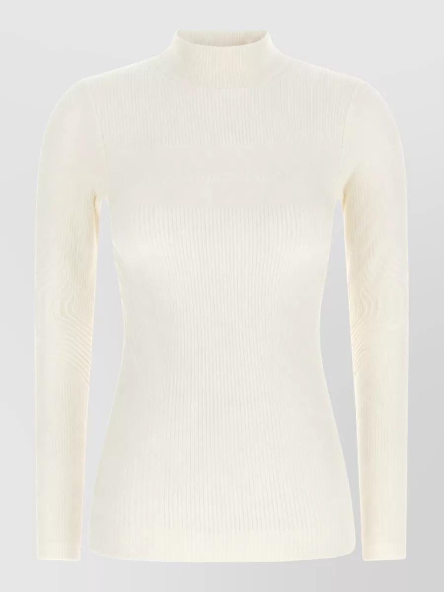 Perfect Moment ribbed high neck thermal jersey top