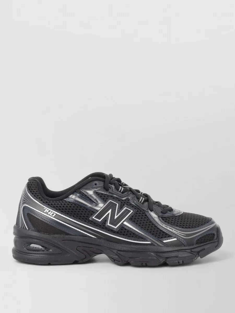 New Balance Mesh And Leather Low-Top Sneakers