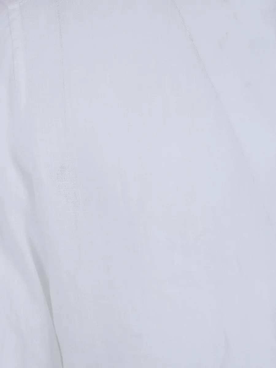 Tintoria Mattei Linen Mandarin Collar Shirt