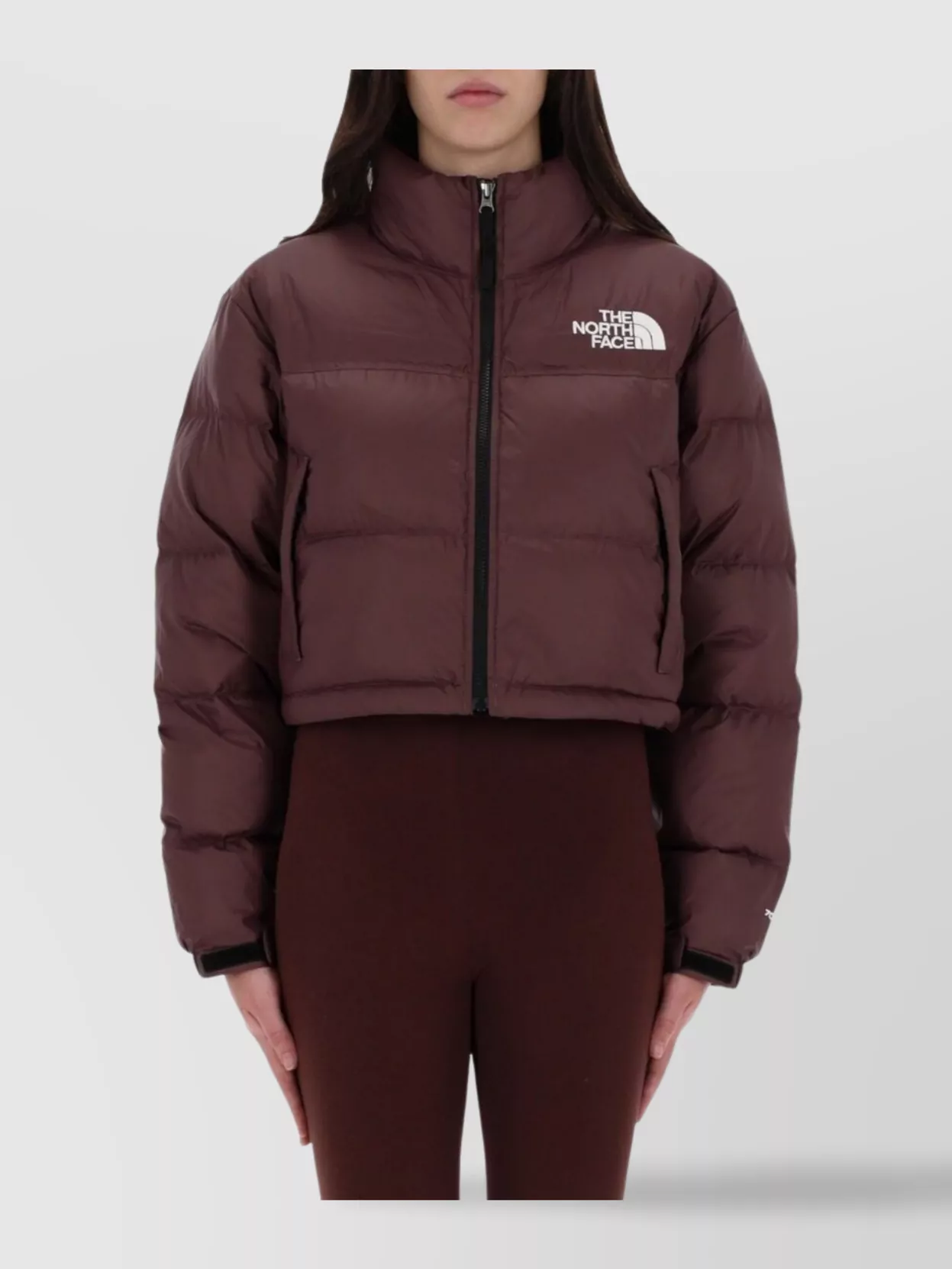 The North Face Modern Cropped High Collar Quilted Jacket