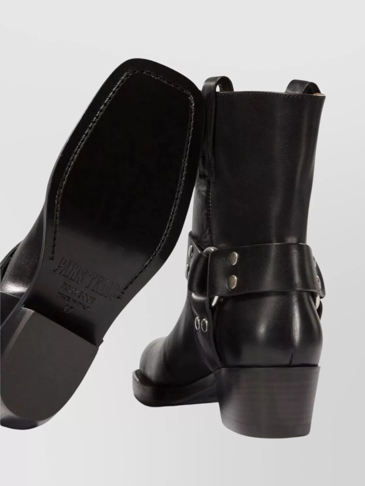 Paris Texas Pull-on Ankle Boot Studded Ring In Brown