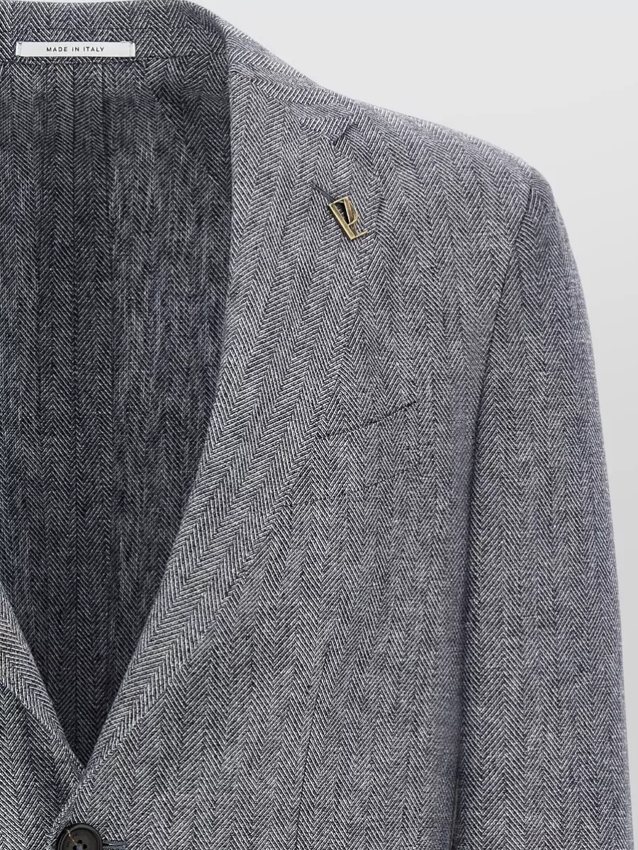 Pal Zileri Brera Single Breasted Blazer Notch Lapel