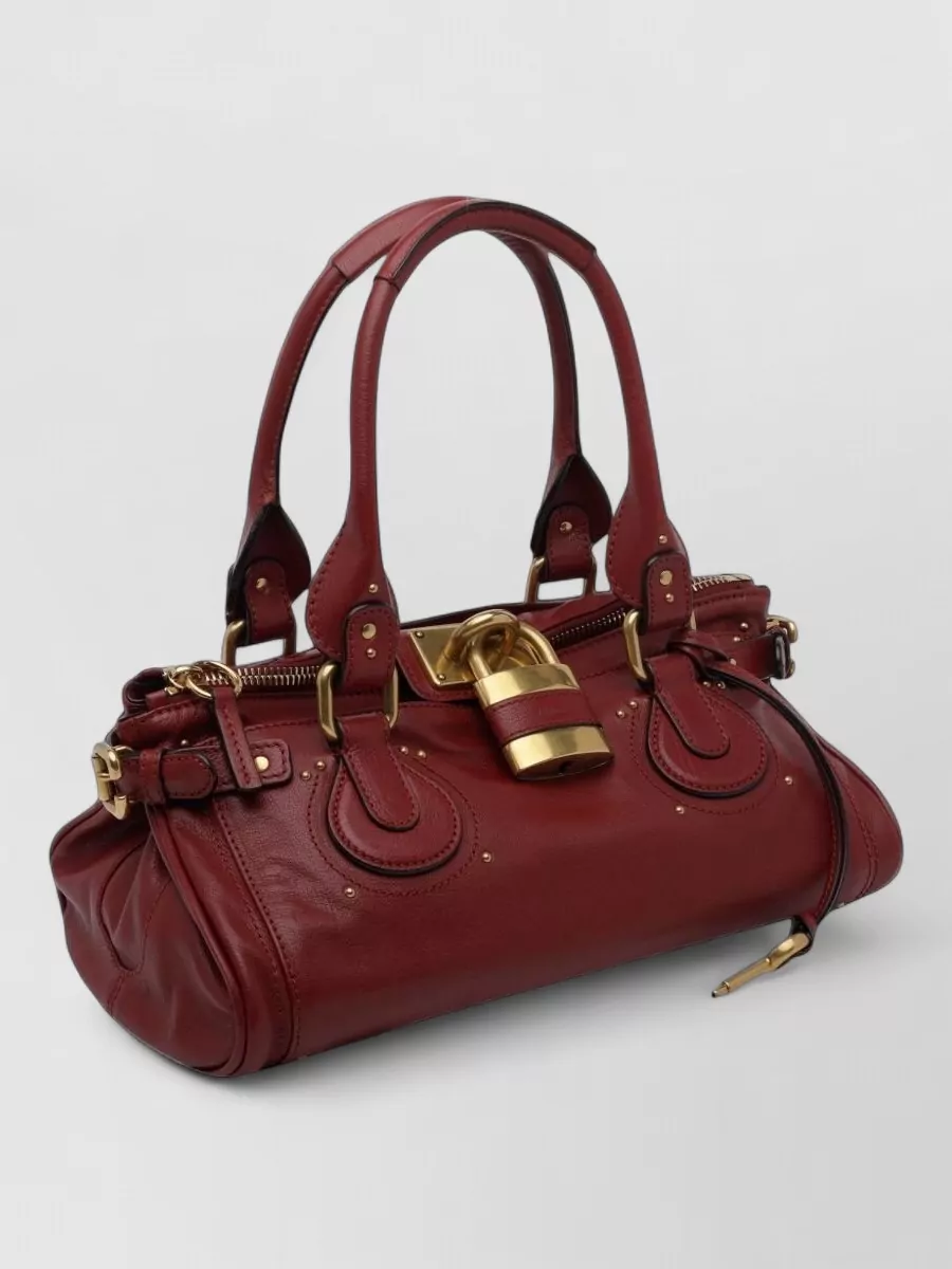 Chloé Paddington Leather Clutch Bag