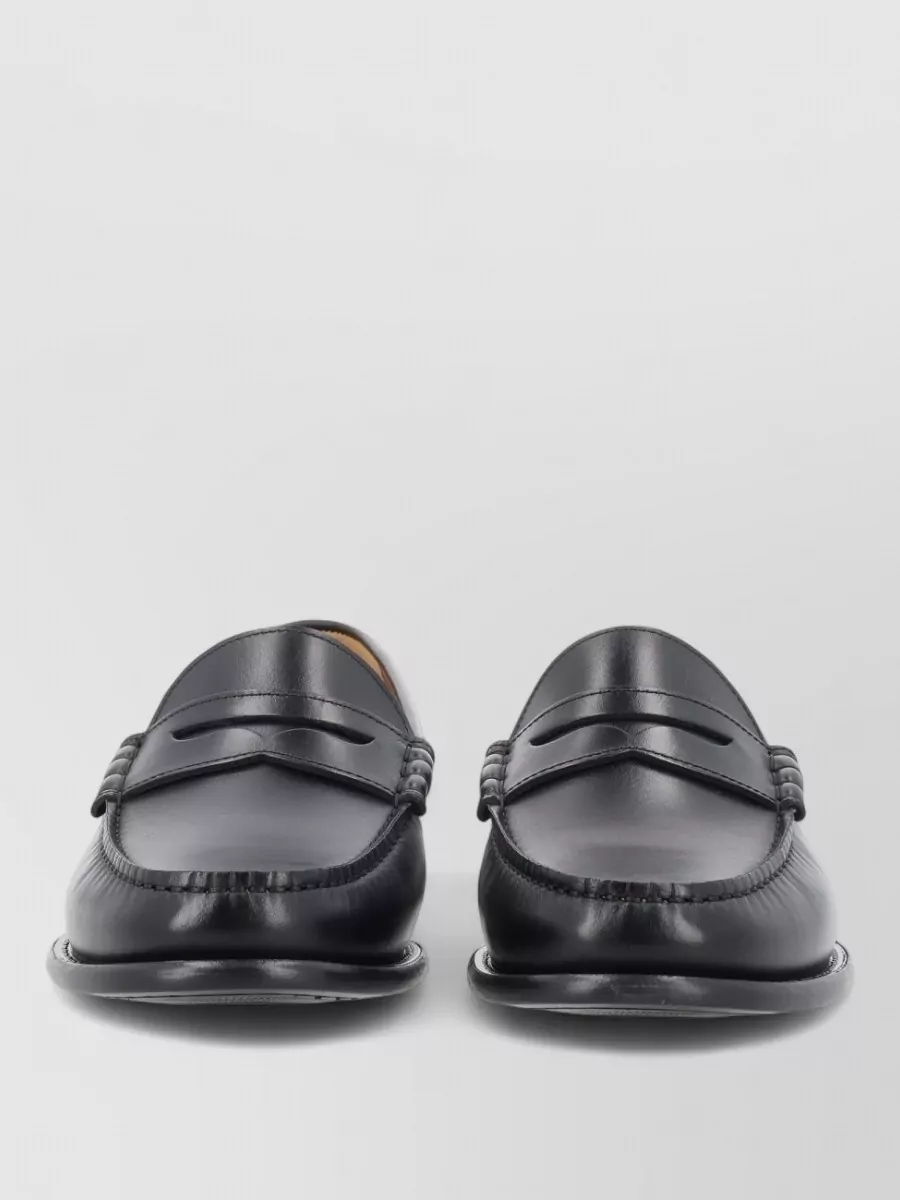 Boss leather monk shoes