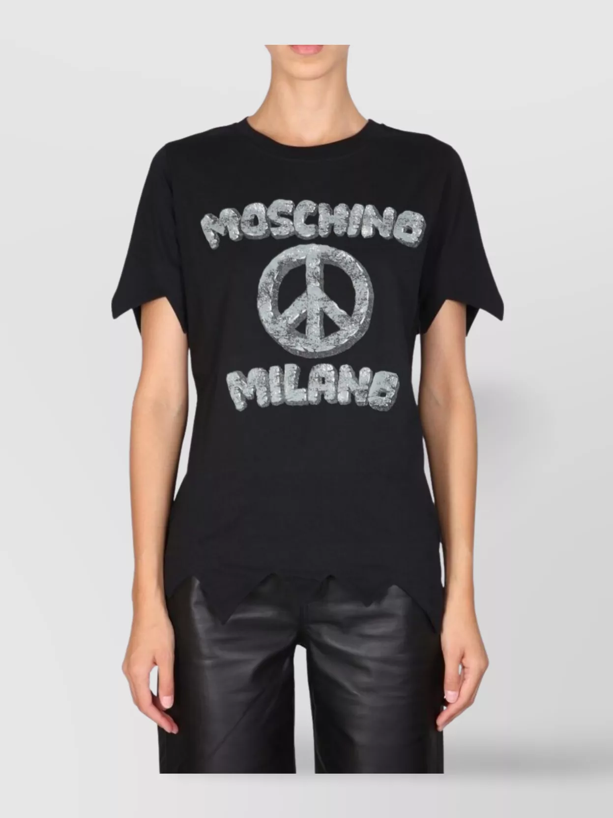 Moschino Printed cotton t-shirt