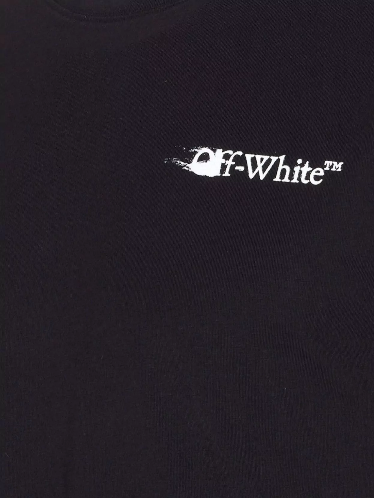 Off-white Arrow Print Crewneck Short Sleeve T-shirt In Black