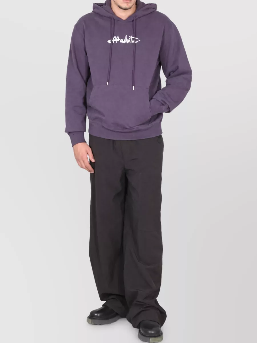Off-White Wide-Leg Trousers