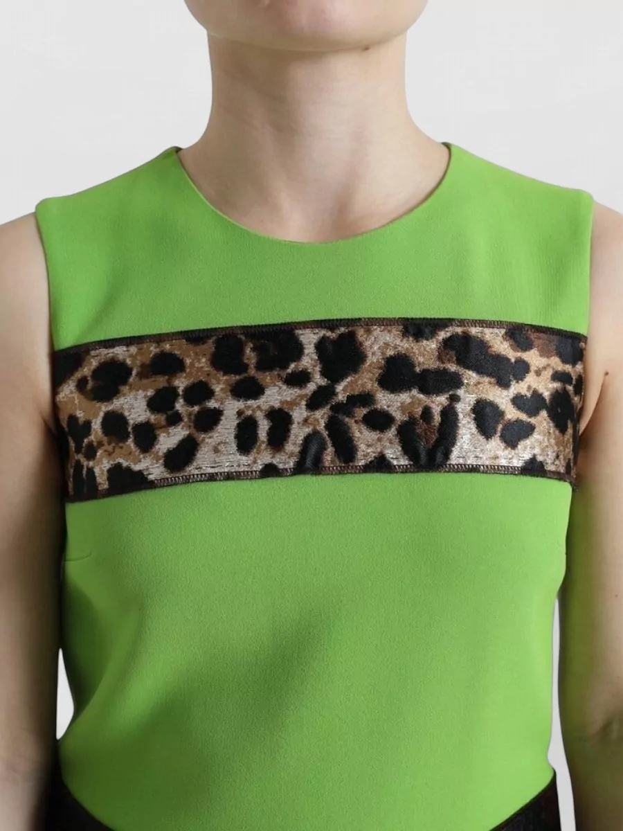 Dolce&Gabbana Paneled Sleeveless Mini Dress