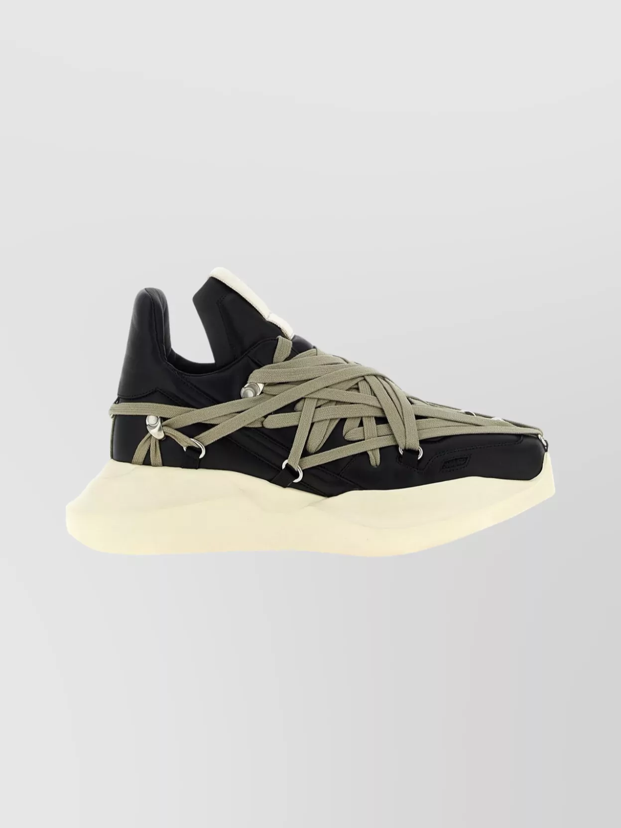 Rick Owens High-Top Chunky Sole Runner Sneakers