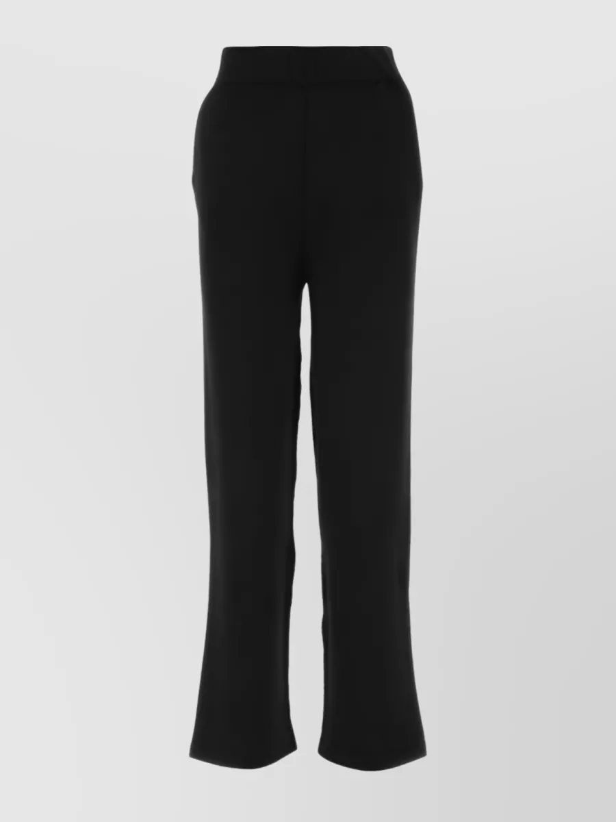 Shop Golden Goose Luxe Wool-cashmere Knit Pants In Black