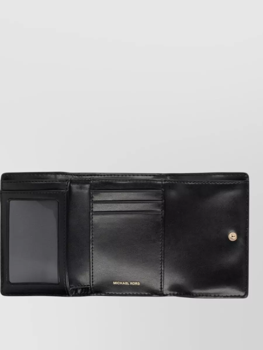 Michael Kors Signature Textured Finish Leather Purse Cardholder