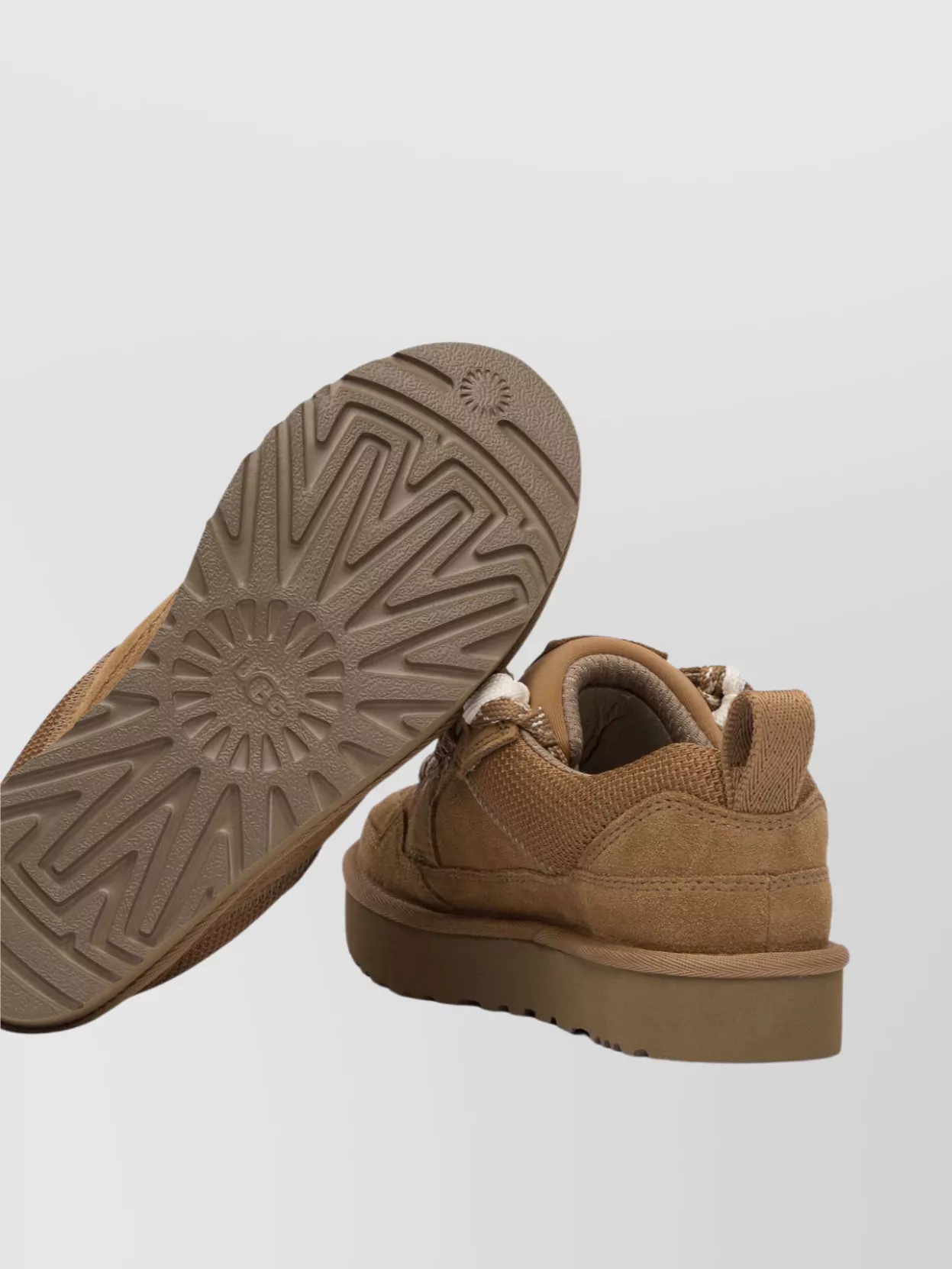 Ugg Mesh And Suede Slip-On Sneakers