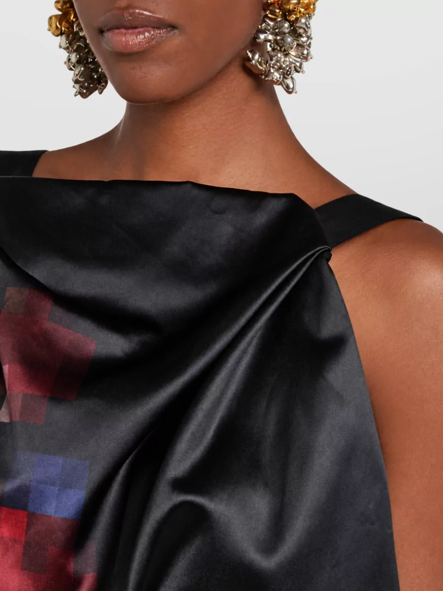 Dries Van Noten Silk-Blend Maxi Dress