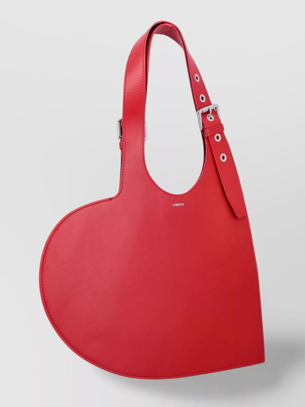 Coperni Heart Shape Tote Bag With Metal Finish