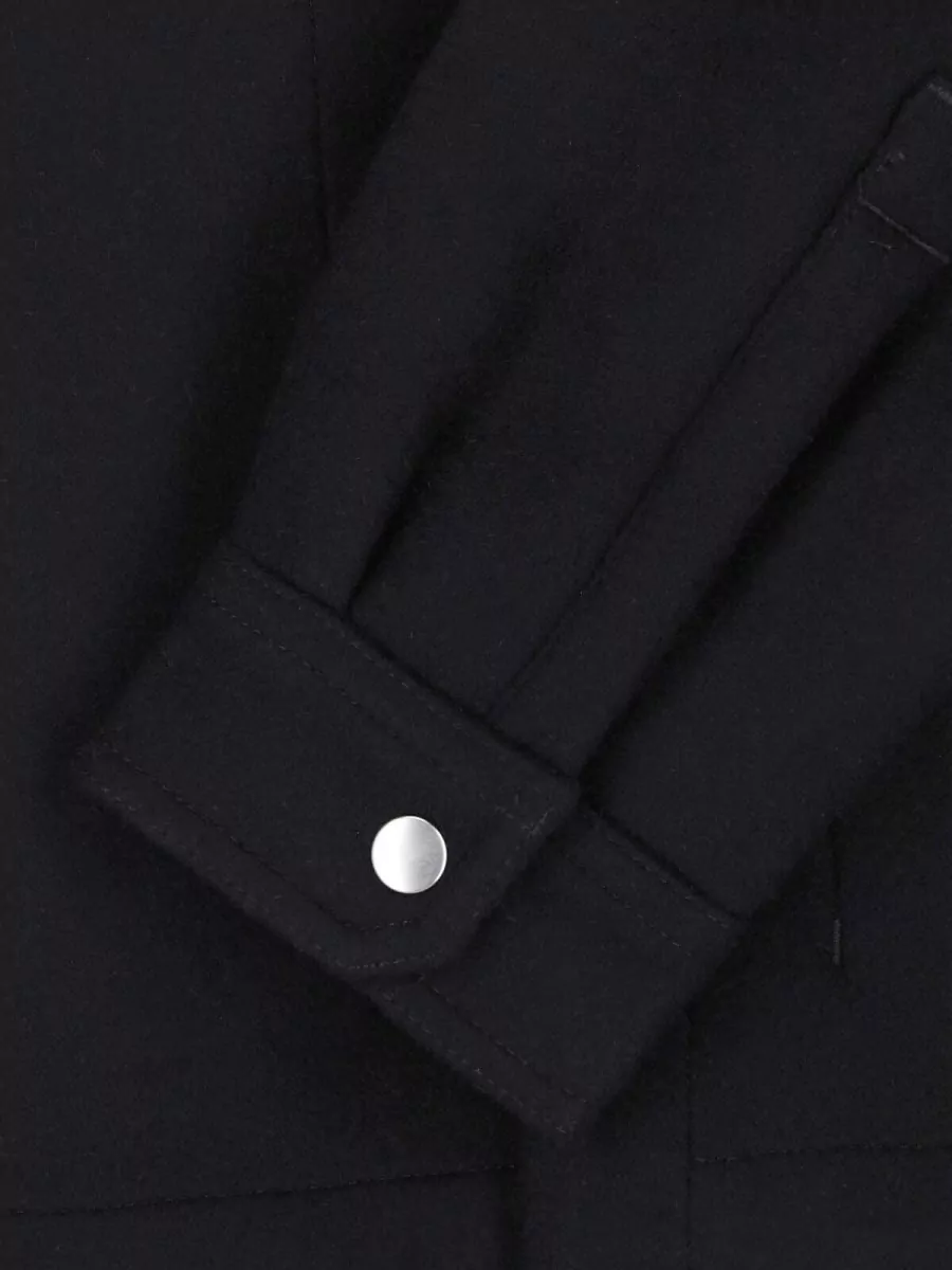 Rick Owens Virgin Wool Single-Breasted Coat