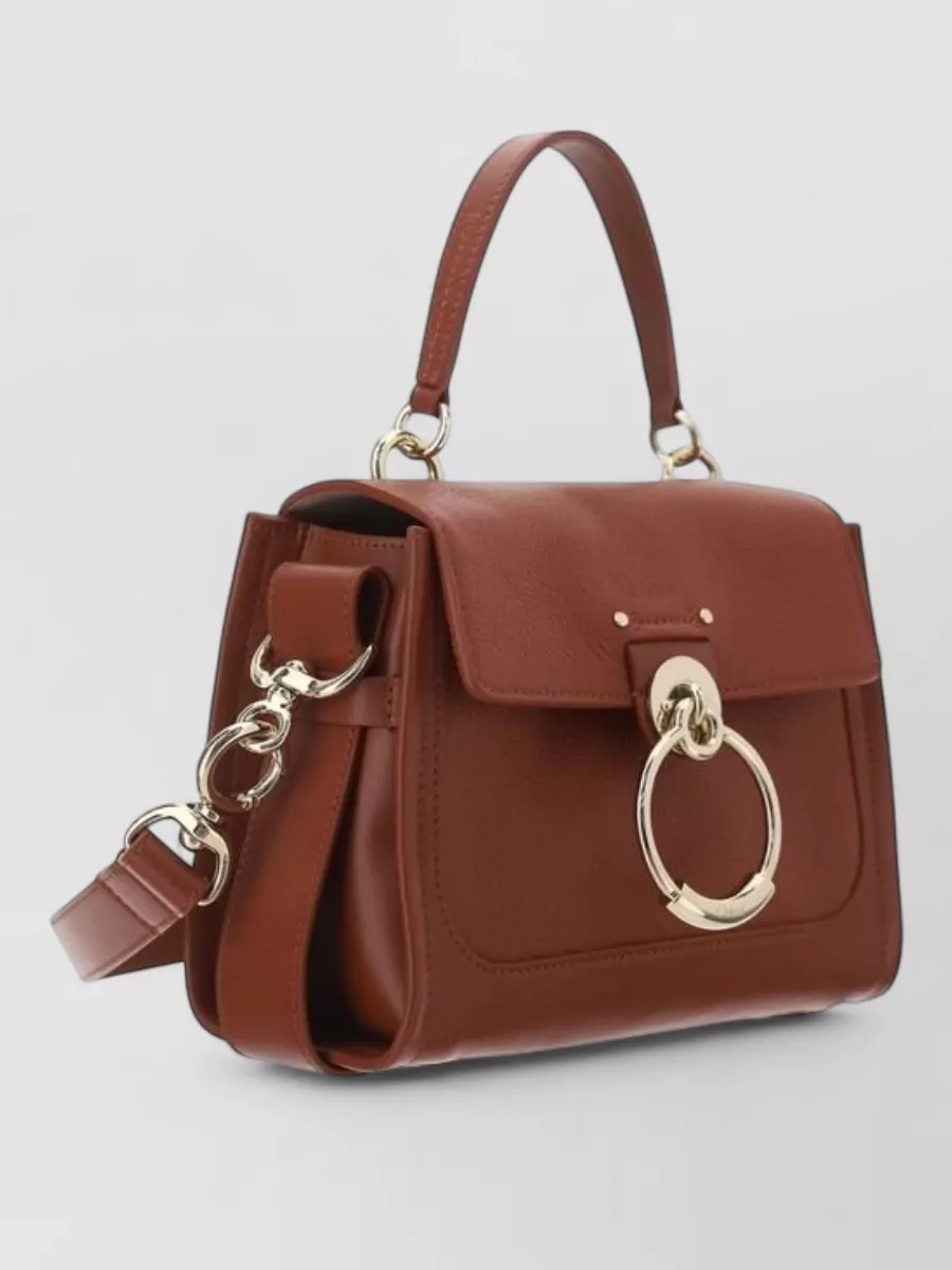 Chloé Tess Small Leather Bucket Bag
