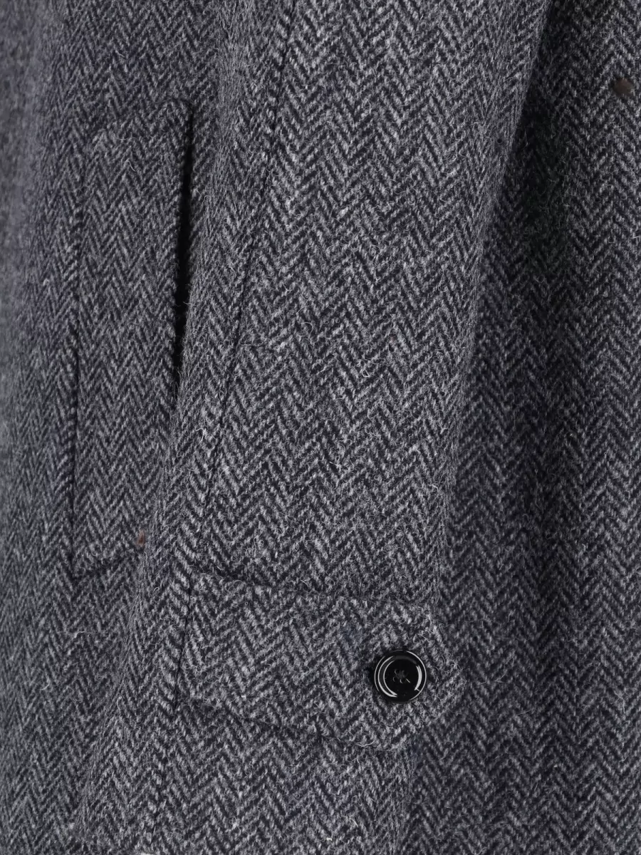 Lardini Wool Single Breasted Coat