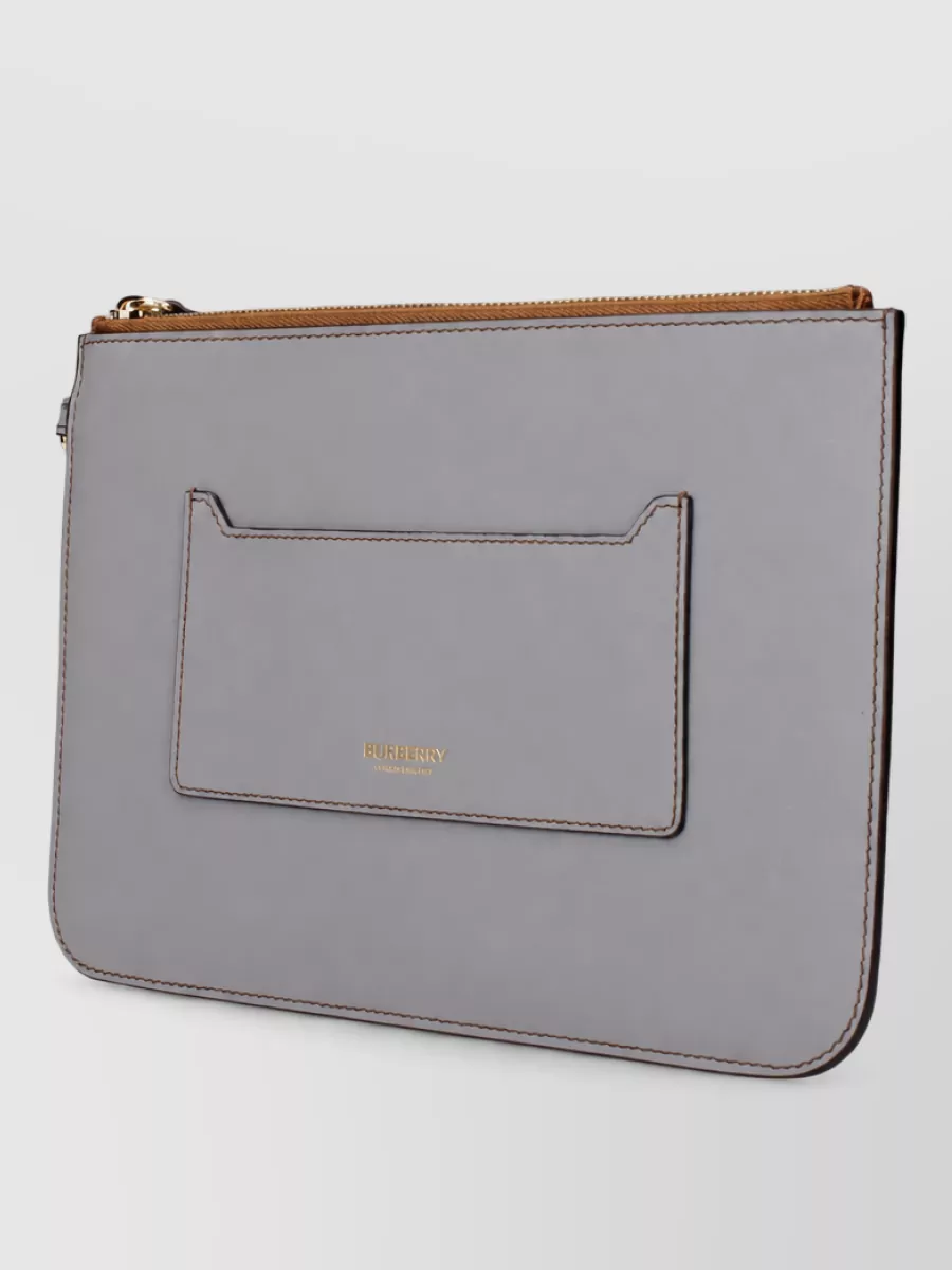 Burberry Leather Clutch Bag