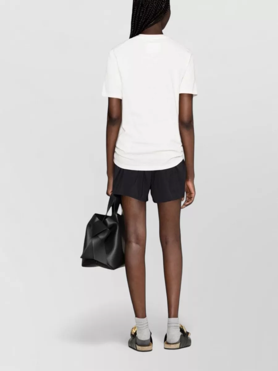 Jil Sander Plus Cotton Logo Print Short-Sleeve T-Shirt