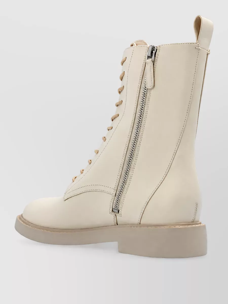 Tory Burch Leather Combat Boots
