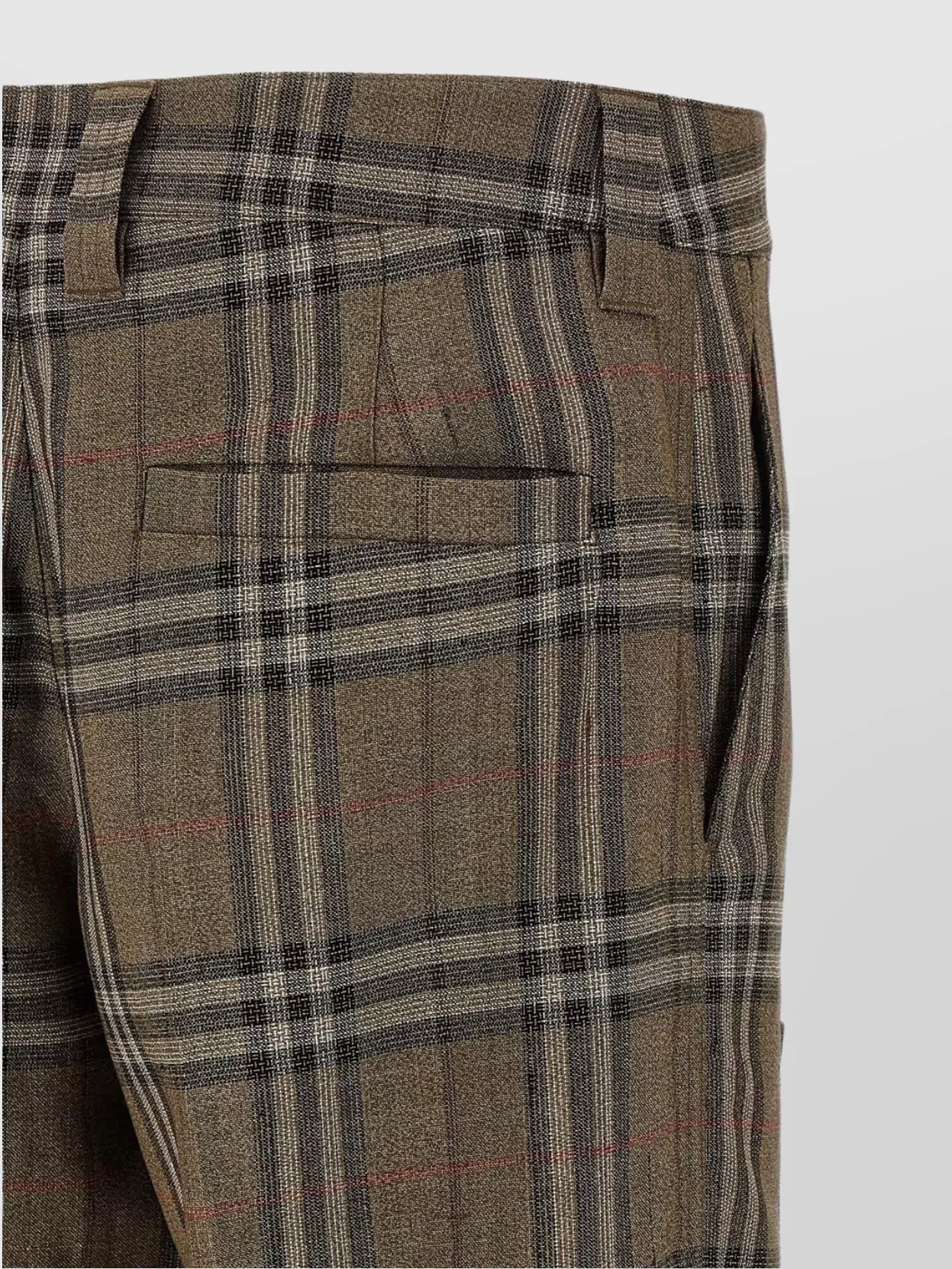 Burberry Cargo Pant With Embroidered Viscose Blend