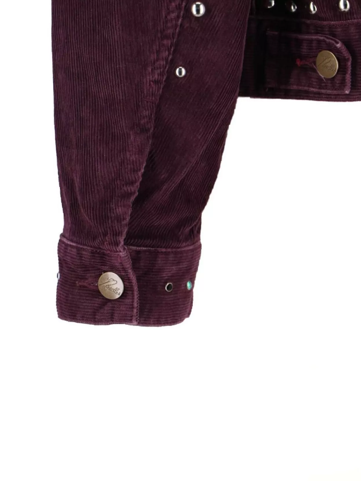 Needles Casual Corduroy Jacket Studded Design